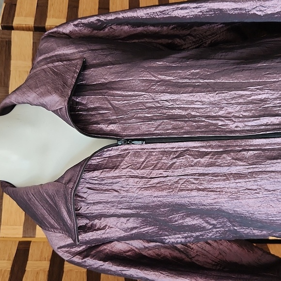 Jami's Collection irredescent zip up - Picture 2 of 10